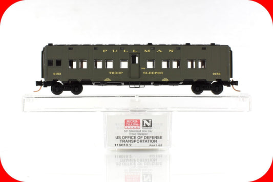 N Scale **WWII Department Defense** TROOP SLEEPER #9153 ---Micro Trains 116010.2