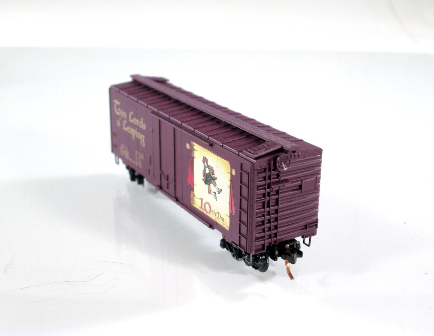 N Scale **TEN LORDS LEAPING** 12 Days Christmas Box Car -  Micro Trains 02100510