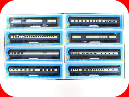 HO Scale ***NEW JERSEY BLUE COMET*** Heavyweight Passenger 8-Car Set - IHC 49128