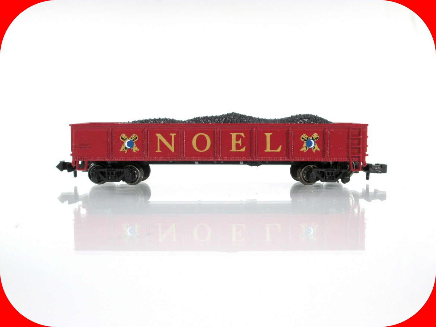 N Scale Yuletide Special **NOEL** Christmas Gondola w Coal Load - Bachmann 24011