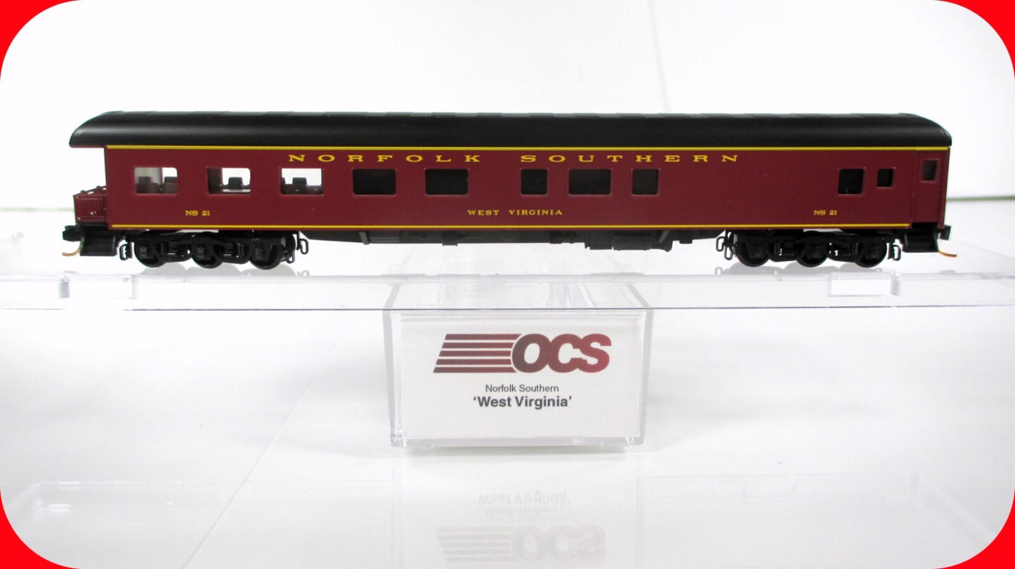 N Scale *NORFOLK SOUTHERN - WEST VIRGINIA* Office Car Special -MTL, Lowell Smith