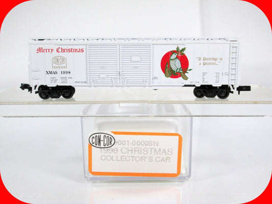 N Scale **PARTRIDGE IN A PEAR TREE** 12 Days of Christmas 50' Box Car -- Con-Cor