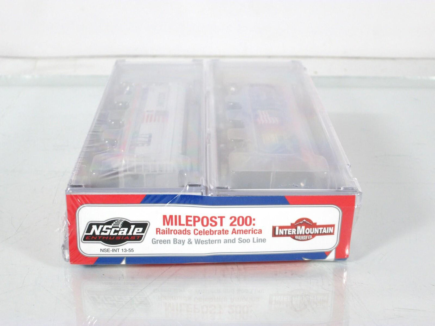 N Scale *AMERICA'S BICENTENNIAL* MILEPOST 200 Hopper Set,  Intermountain NSE-INT