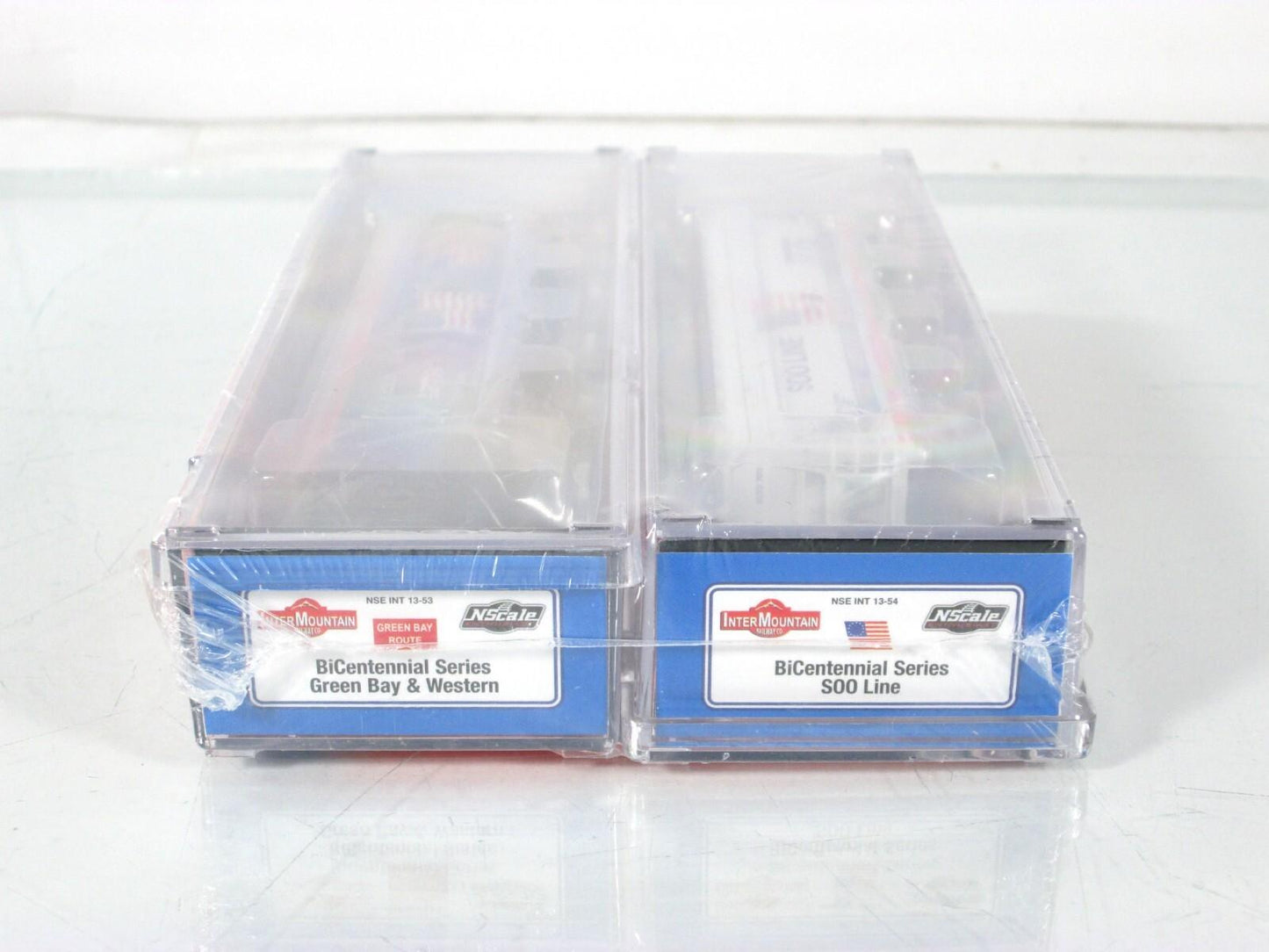 N Scale *AMERICA'S BICENTENNIAL* MILEPOST 200 Hopper Set,  Intermountain NSE-INT