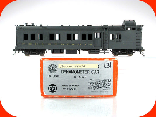 HO Scale BRASS ***Pennsylvania*** DYNAMOMETER CAR - Precision / Iron Horse 15372