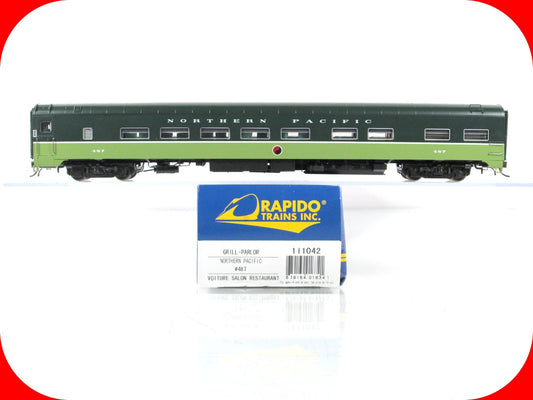 HO Scale ***NORTHERN PACIFIC LOEWY*** Grill-Parlor #487 - Rapido 111042, Lighted