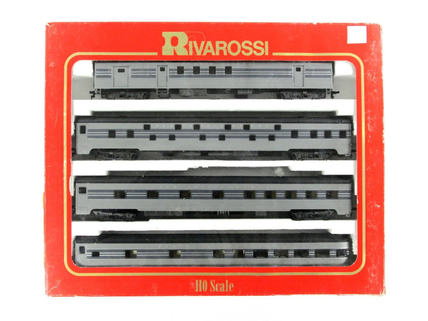 HO Scale ***NEW YORK CENTRAL*** 1930s Gray Passenger 4-Set B ---- Rivarossi 6947