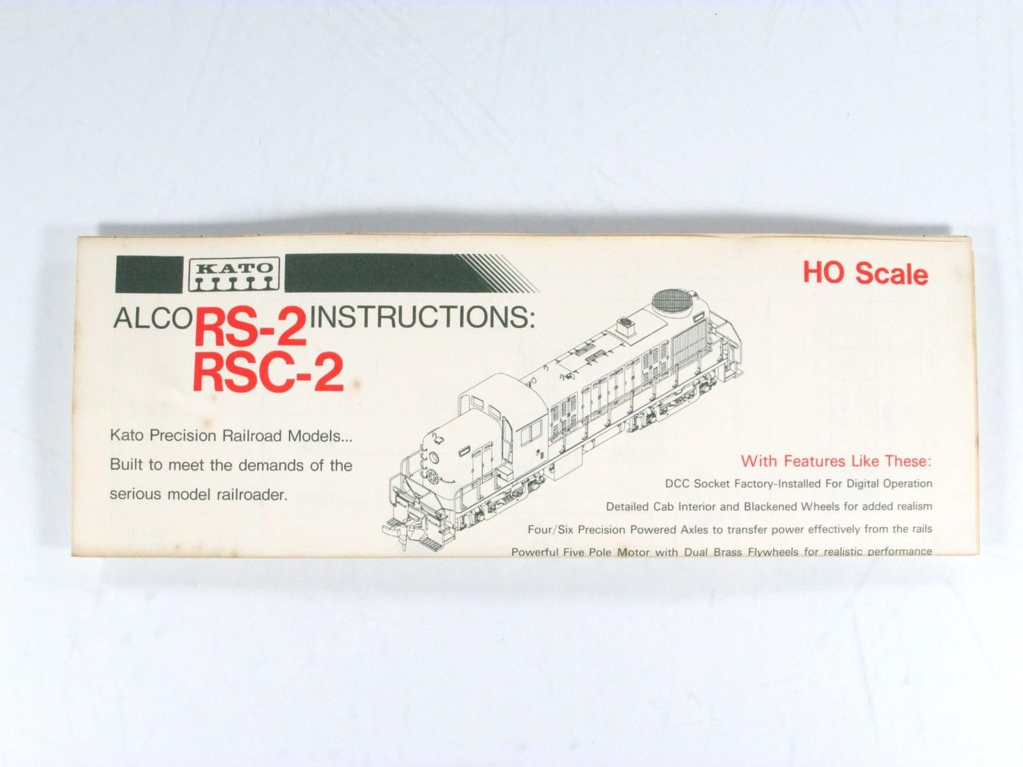 HO Scale ***UNION PACIFIC*** ALCO RSC-2, UP 1281 ------- Kato 37-2607, DCC Ready