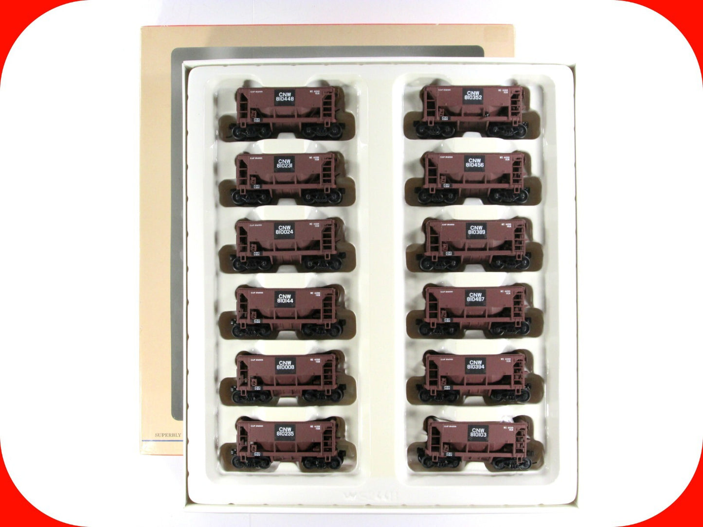 HO Scale ***CHICAGO NORTH WESTERN*** Mining Ore Car 12-Pack -- Walthers 932-4463