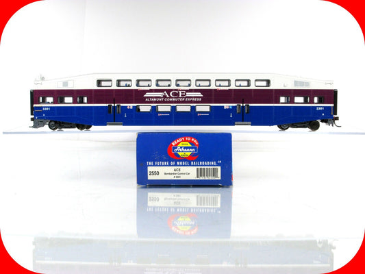 HO Scale *ALTAMONT COMMUTER EXPRESS* Bombardier Control Car #3301 - Athearn 2550