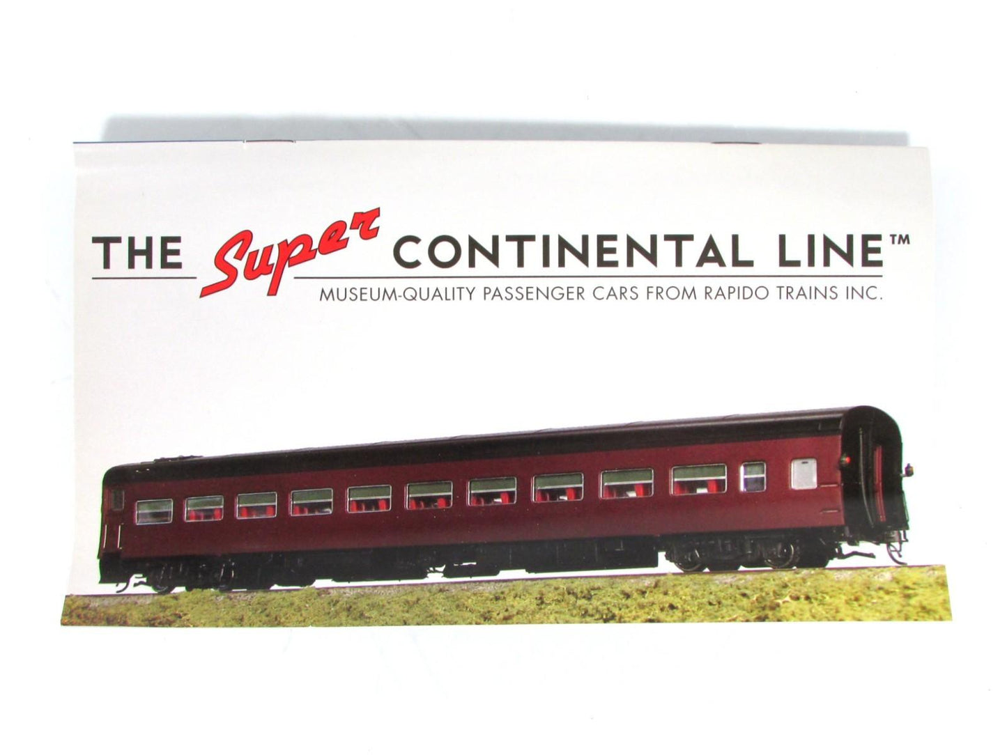 HO Scale ***ALGOMA CENTRAL*** Lightweight Coach #5441 - Rapido 100185, Lighted