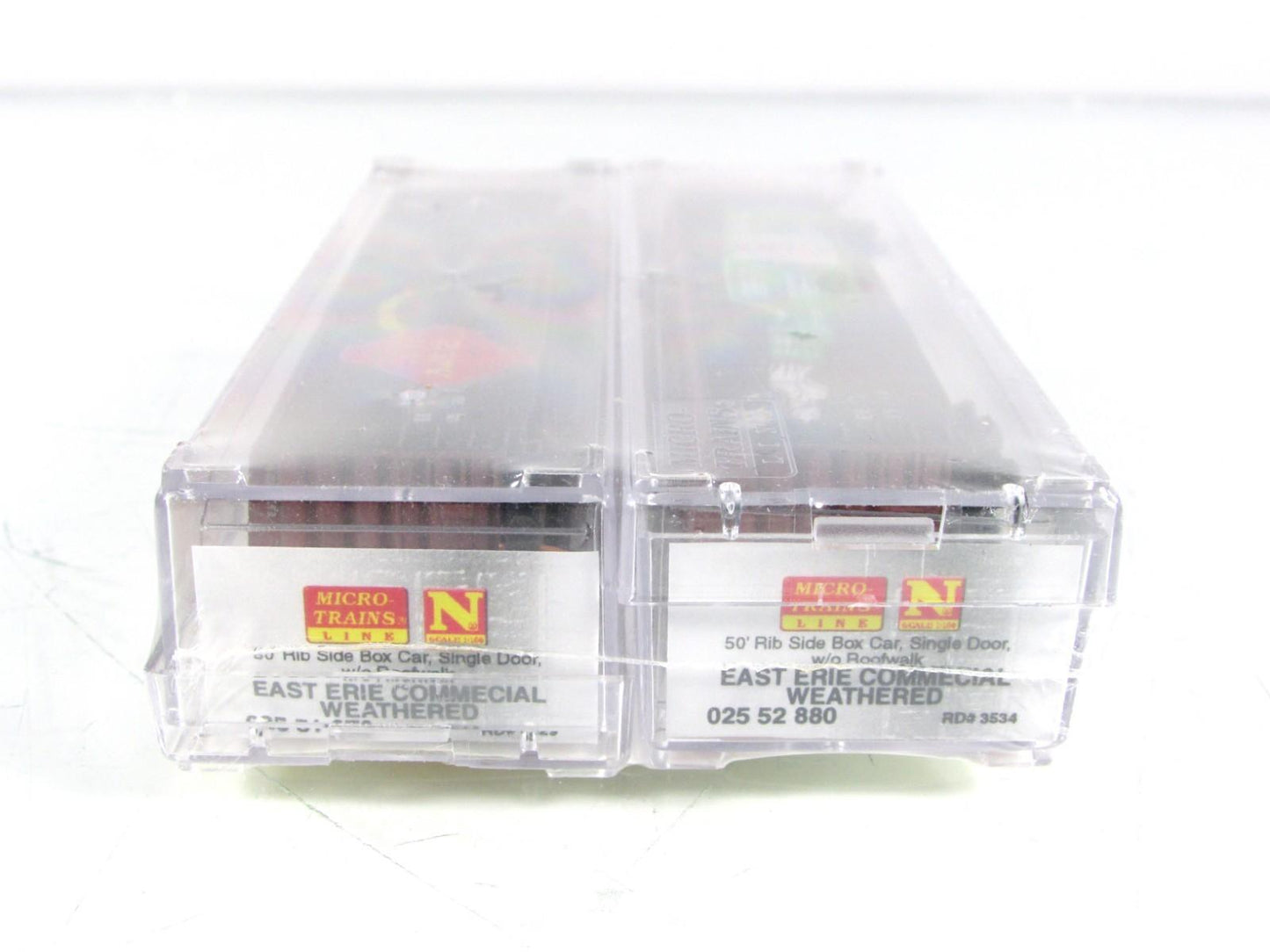 N Scale ***AWARE*** Graffiti Box Car Set, EEC #3534,5529 - Micro Trains 02544870