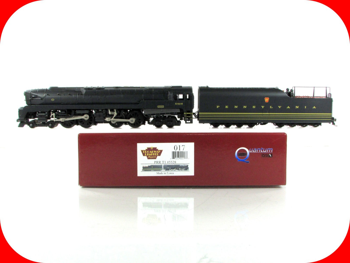 HO Scale ***PENNSYLVANIA*** T1 4-4-4-4 #5528 --- Broadway 017, DCC Quantum Sound