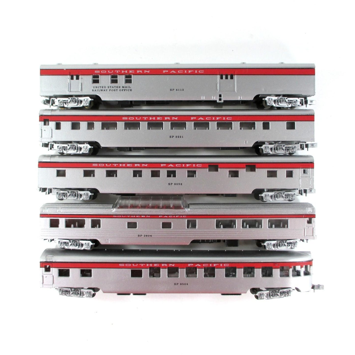 N Scale ***SOUTHERN PACIFIC*** Lightweight Passenger 5-Car Set -- Con-Cor 004013