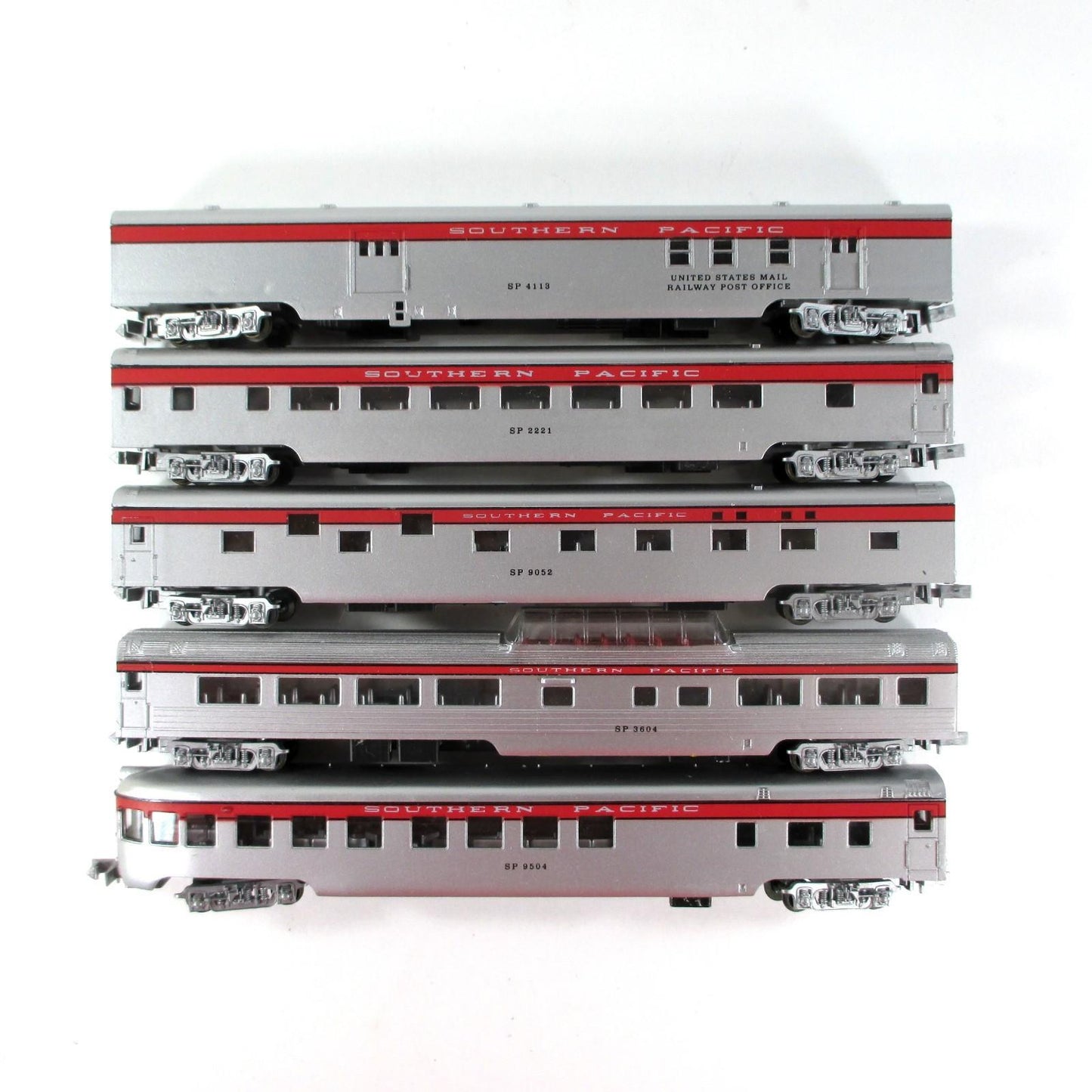 N Scale ***SOUTHERN PACIFIC*** Lightweight Passenger 5-Car Set -- Con-Cor 004013