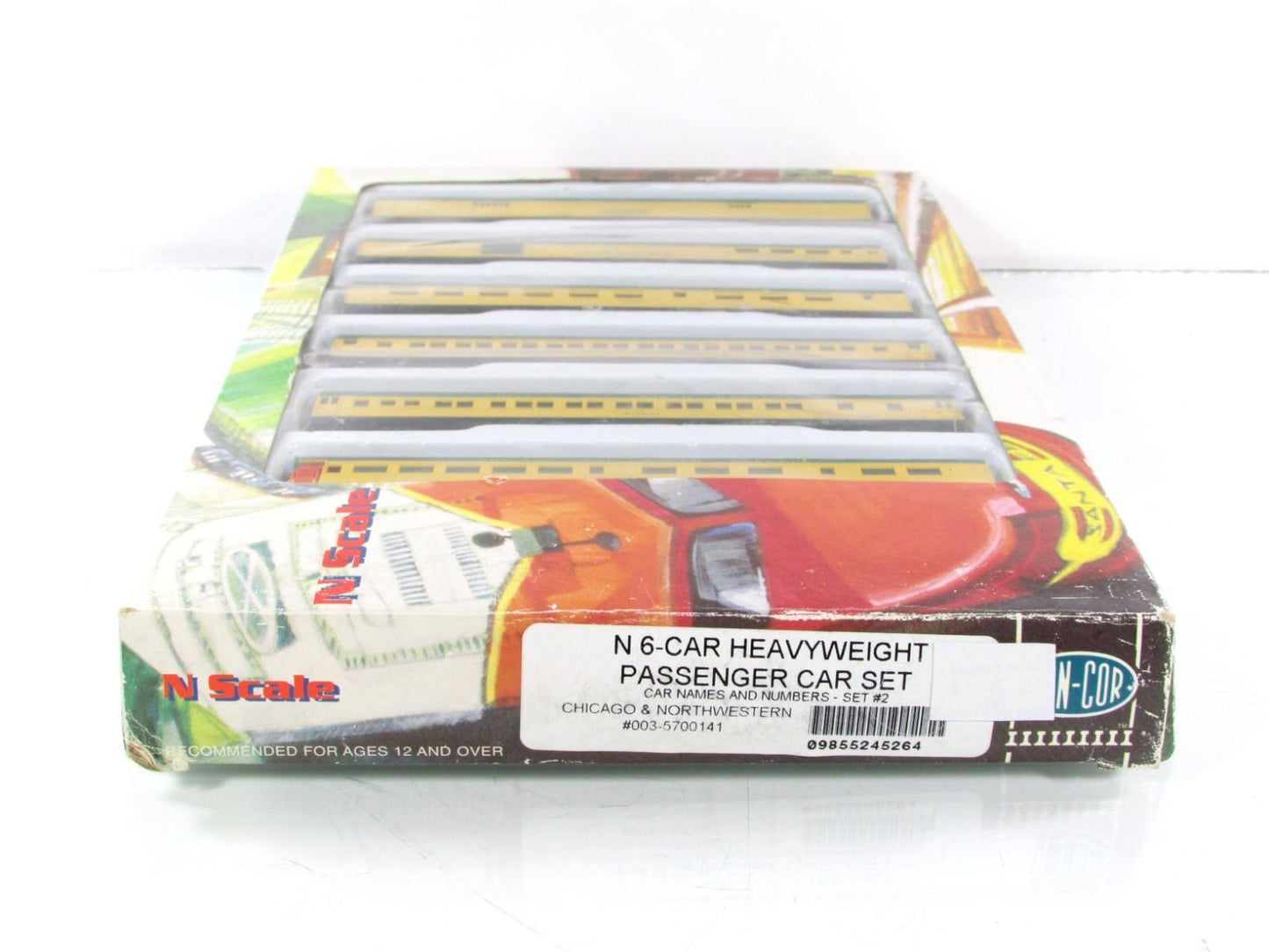 N Scale **CHICAGO & NORTH WESTERN** Heavyweight Passenger 6-Set -Con-Cor 5700141