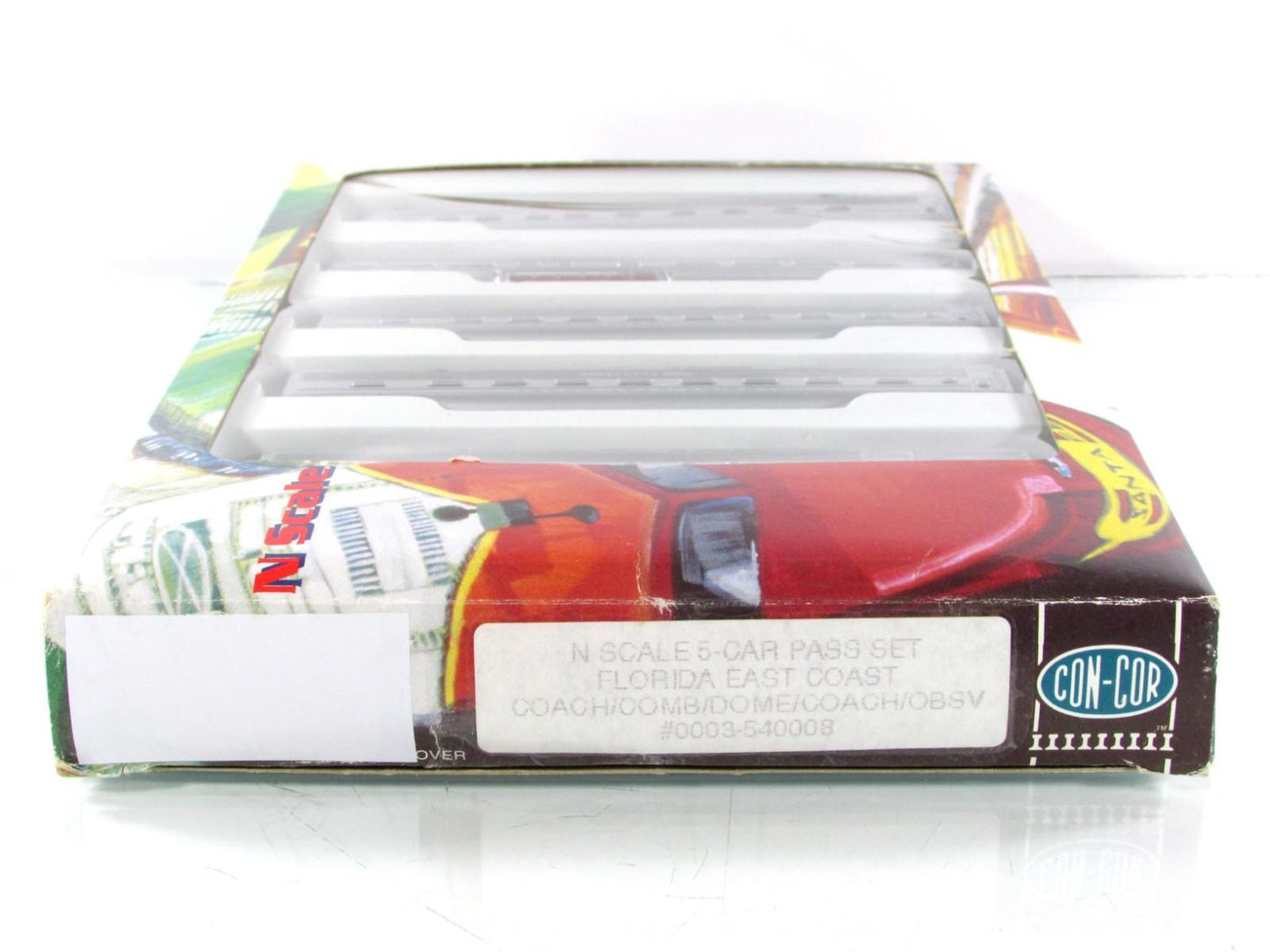 N Scale **FLORIDA EAST COAST** Lightweight Passenger 5-Car Set -- Con-Cor 540008