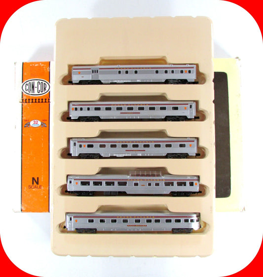 N Scale **PENNSYLVANIA SENATOR** Lightweight Passenger 5-Car Set, Con-Cor 540003