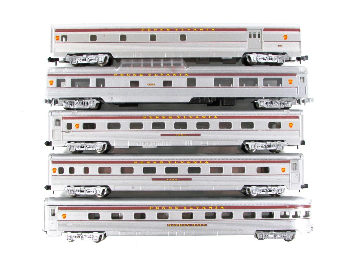 N Scale ***PENNSYLVANIA SENATOR*** Lightweight Passenger 5-Set - Con-Cor 5400031