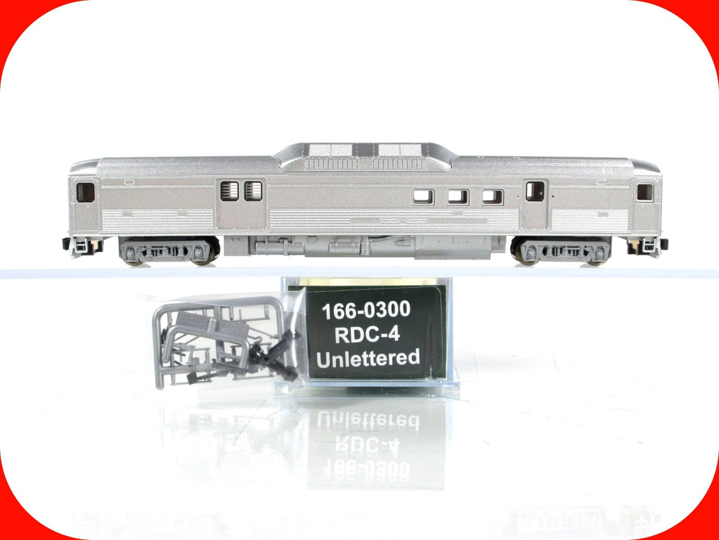 N Scale ***RAIL DIESEL CAR*** RDC-4 Unlettered -- Kato 166-0300, DCC Ready