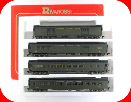 HO Scale ***SOUTHERN PACIFIC*** 1920s Passenger 4-Car Set A ----- Rivarossi 6928