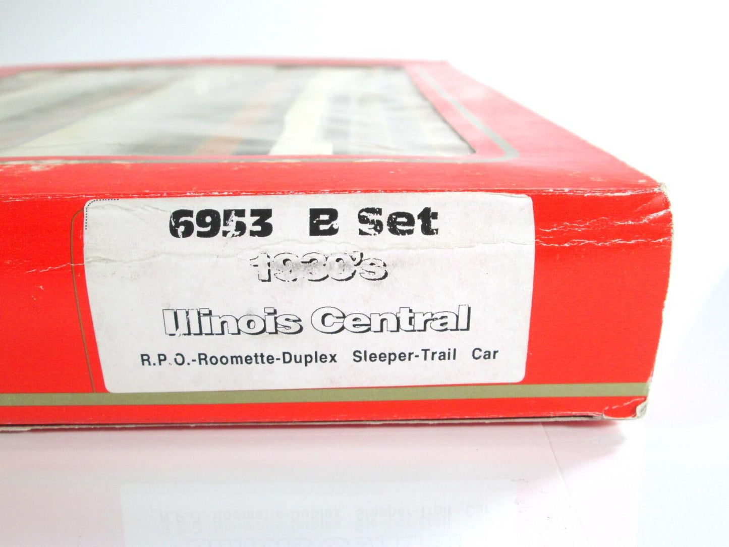 HO Scale **ILLINOIS CENTRAL** 1930s Lightweight Passenger Set B - Rivarossi 6953