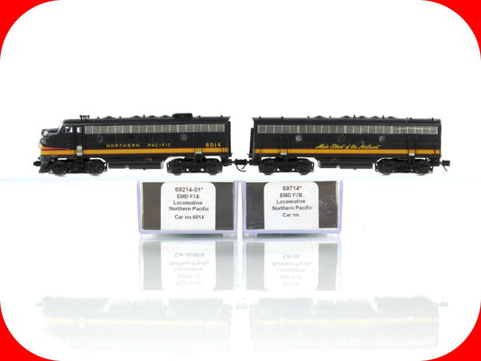 N Scale ***NORTHERN PACIFIC*** F7 A/B #6014 -Intermountain 69214, 69714 *DCC Rdy