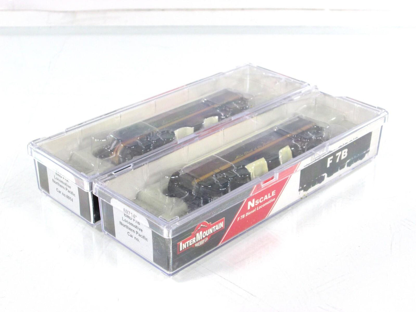 N Scale ***NORTHERN PACIFIC*** F7 A/B #6014 -Intermountain 69214, 69714 *DCC Rdy