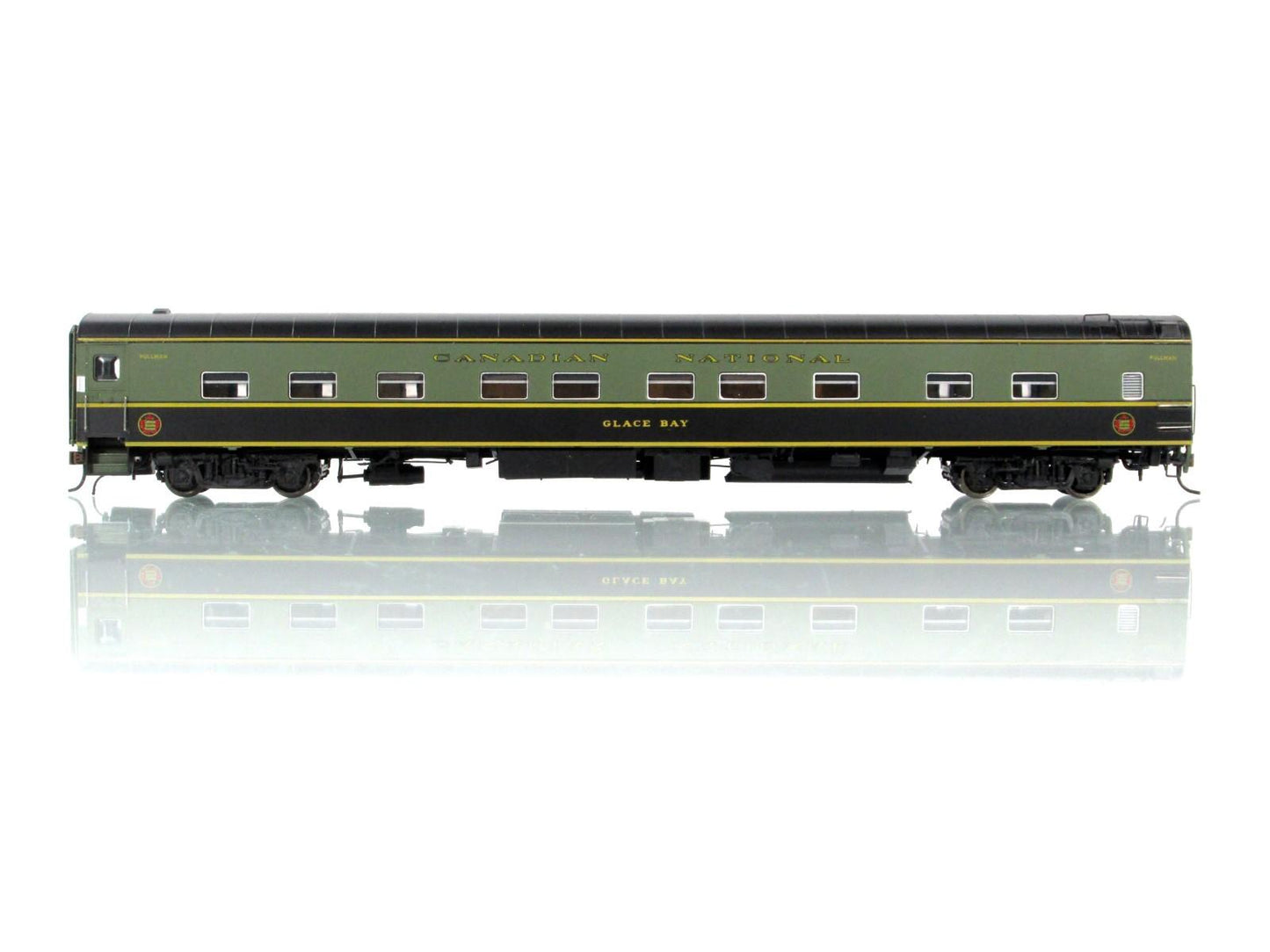 HO Scale **CANADIAN NATIONAL** Sleeper *Glace Bay* #2025 -Rapido 104010, Lighted
