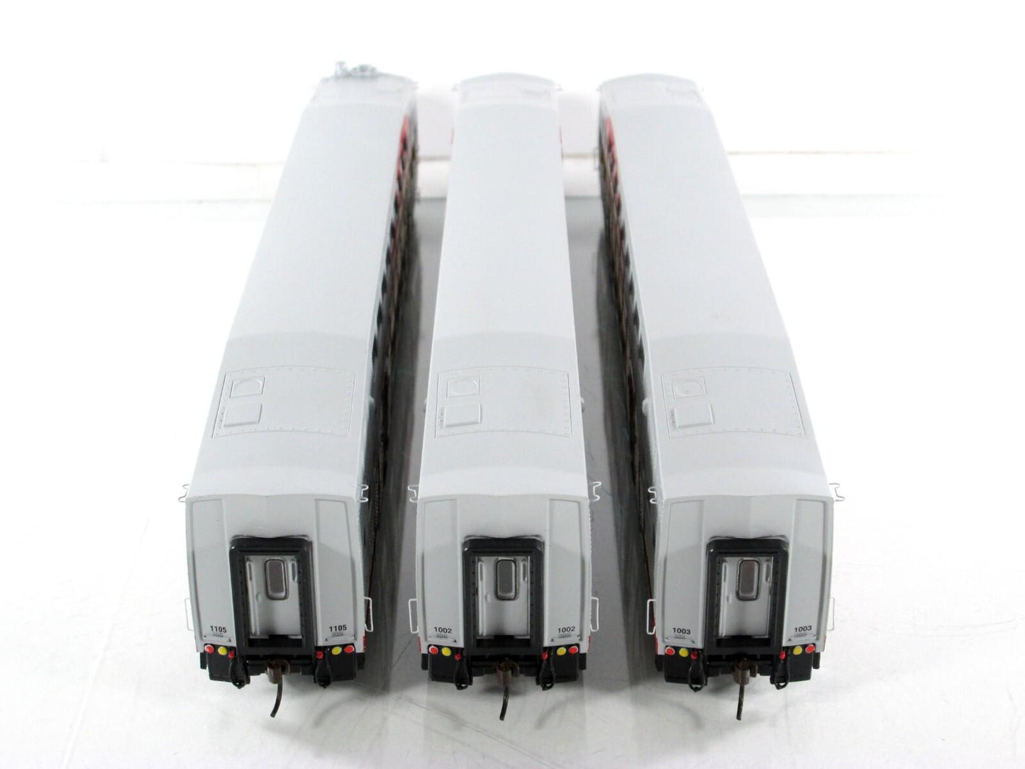 HO Scale *NEW MEXICO RAIL RUNNER* Bombardier Set #1105,1002,1003 --Athearn 25910