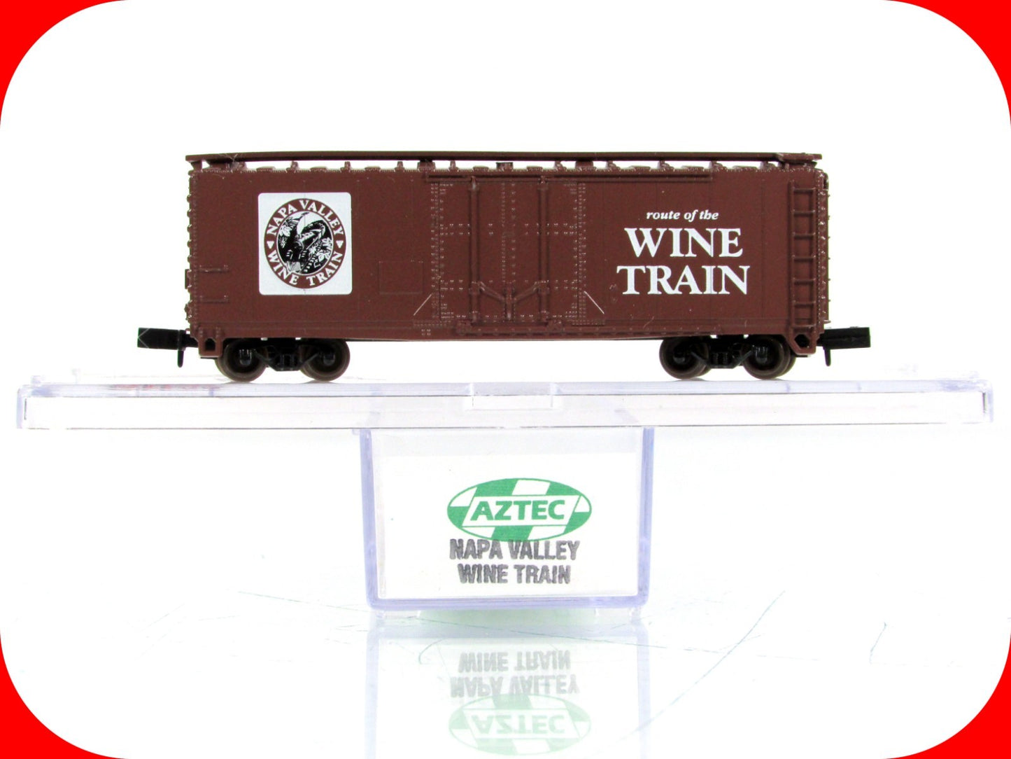 N Scale ***NAPA VALLEY WINE TRAIN*** 40' Box Car --- Aztec, Atlas ***VERY RARE**