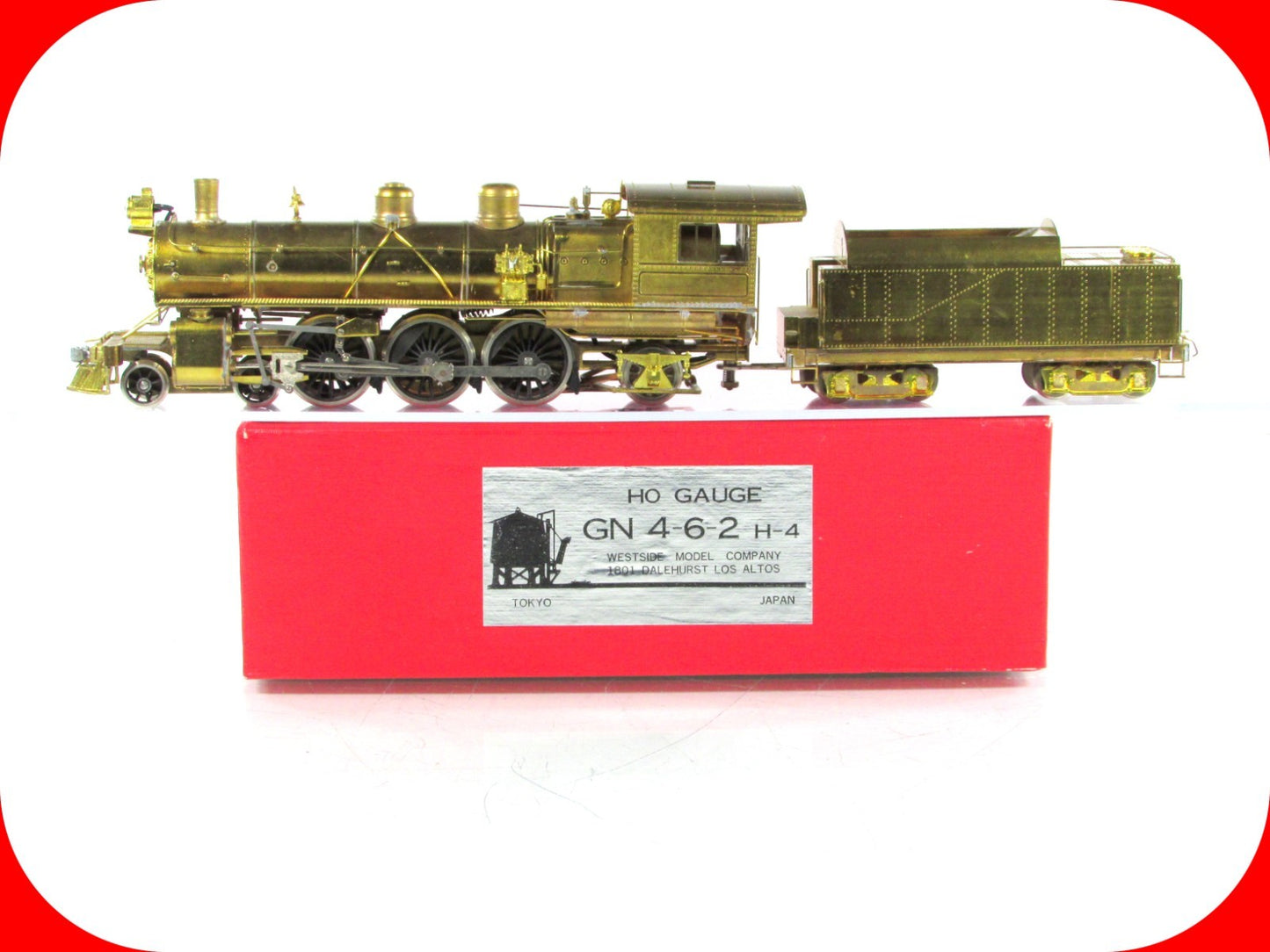HO Scale BRASS ***GREAT NORTHERN*** H-4 ***4-6-2*** Steam Locomotive -- Westside