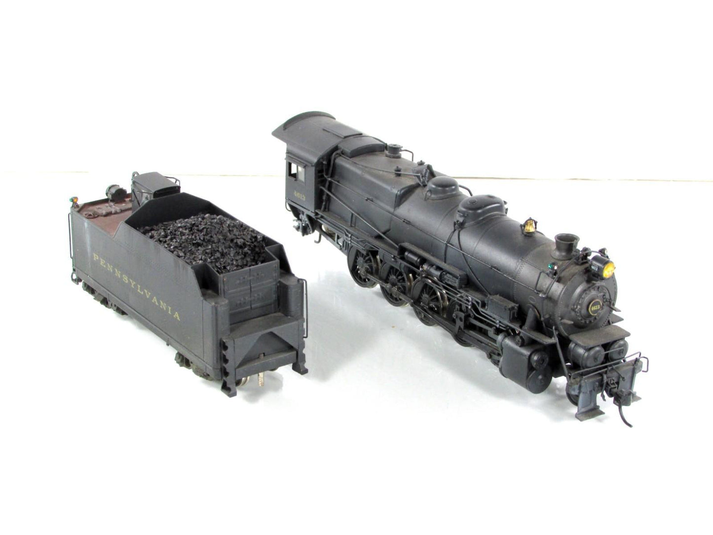 HO Scale BRASS ***PENNSYLVANIA*** Weathered I-1s   2-10-0 Locomotive - by Sunset