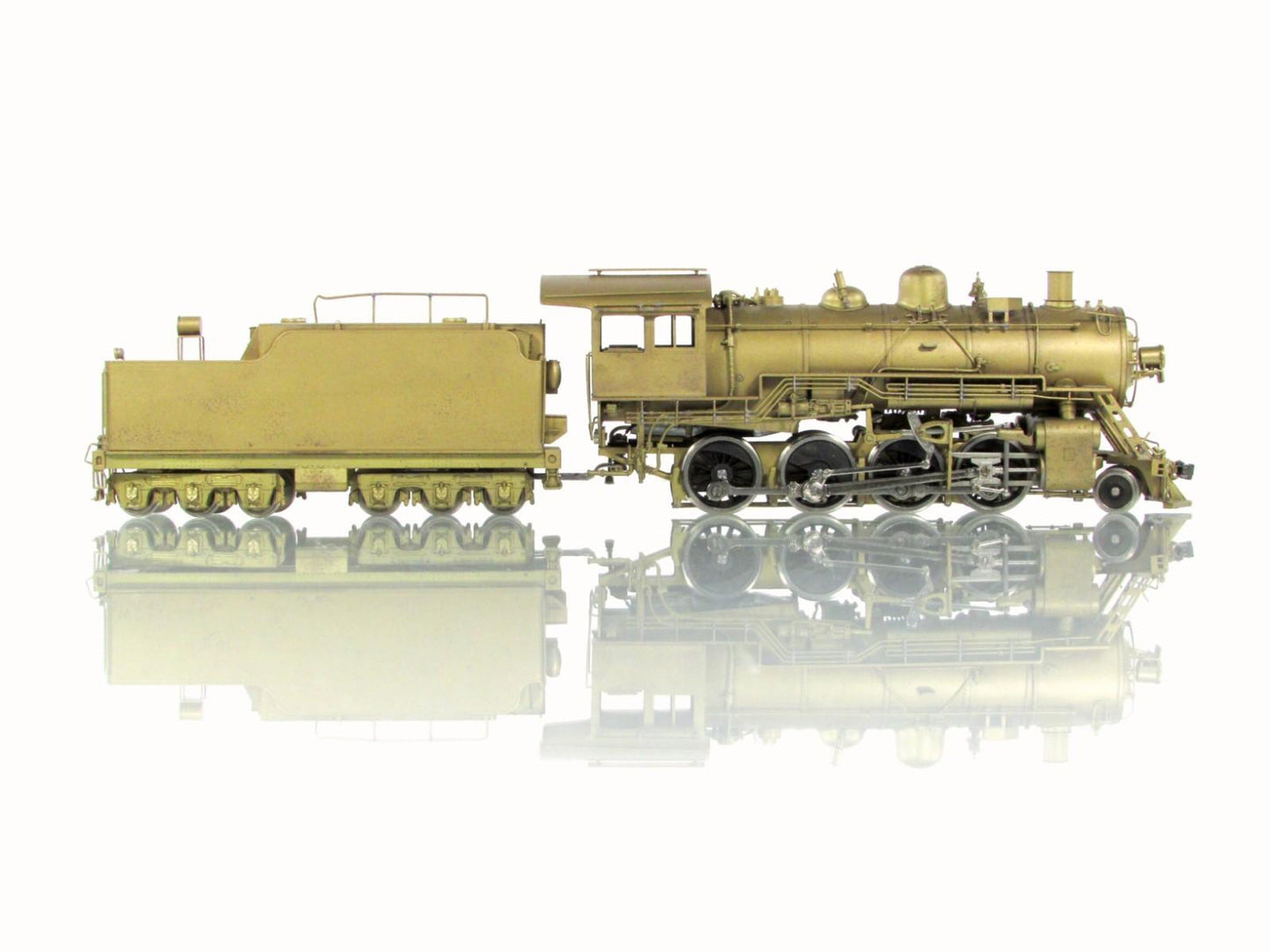 HO Scale Brass ***SANTA FE*** 2507 Class 2-8-0 Steam Locomotive - by Hallmark
