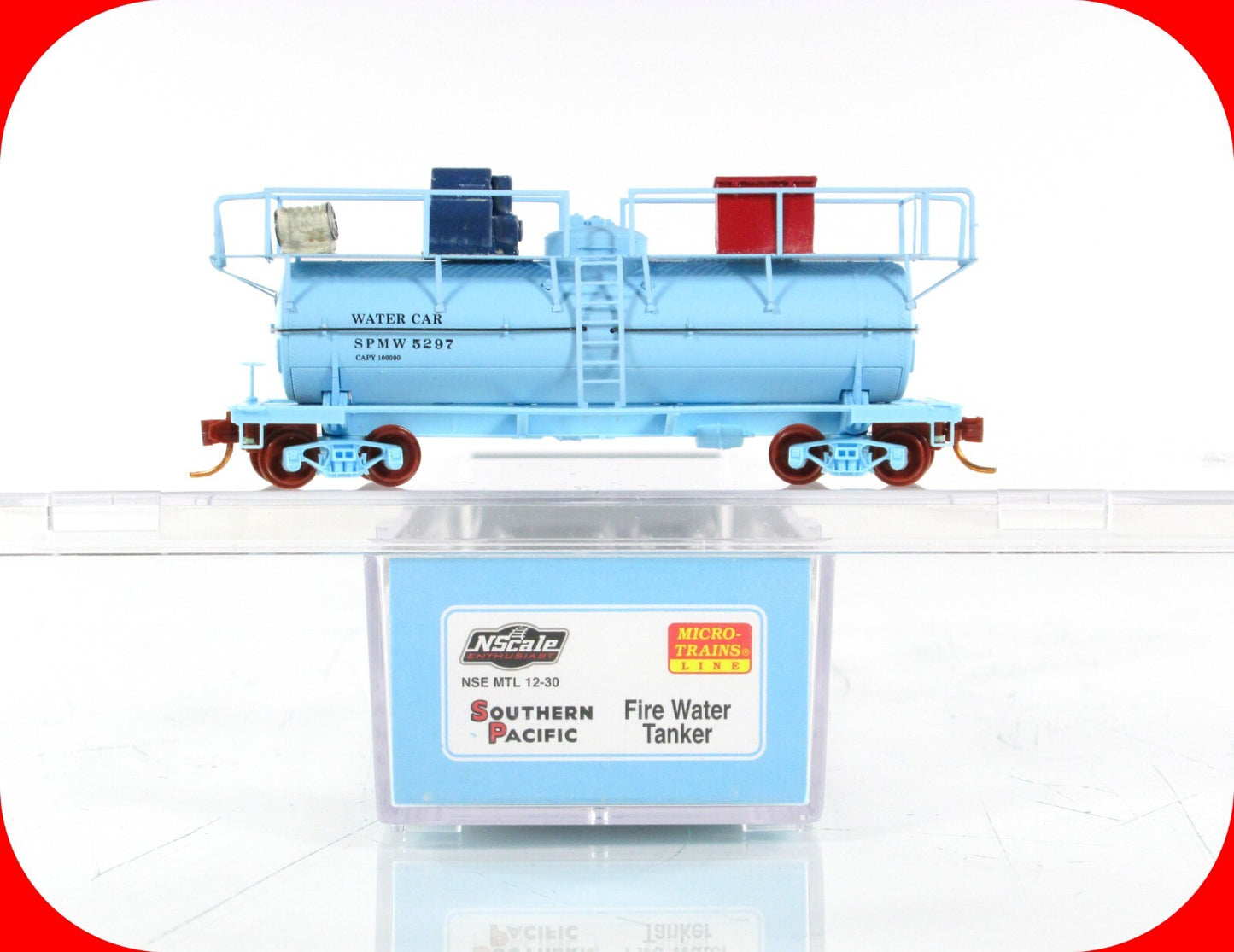N Scale *Southern Pacific* MoW **FIRE WATER TANKER** -Micro Trains Special *RARE