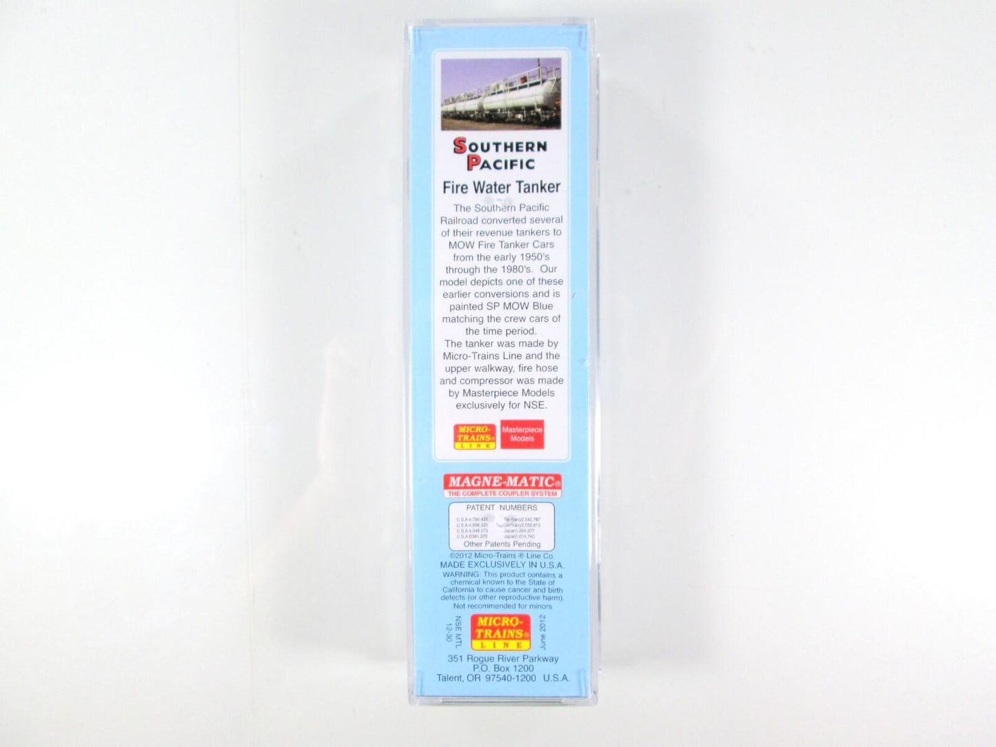 N Scale *Southern Pacific* MoW **FIRE WATER TANKER** -Micro Trains Special *RARE