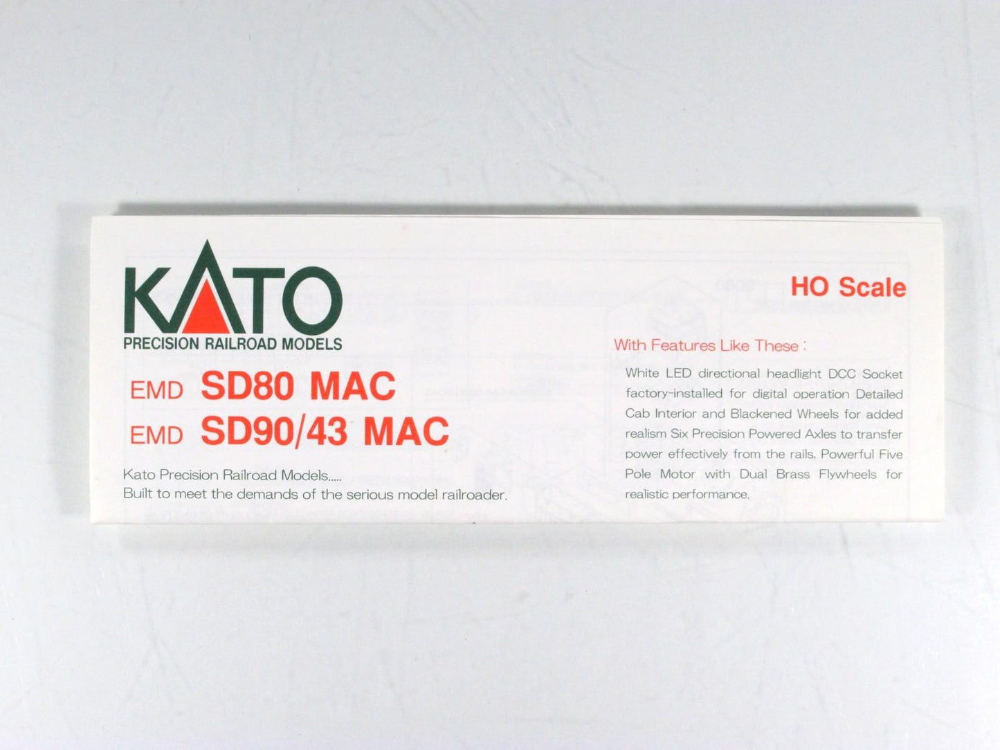 HO Scale ***CSX*** SD80MAC Diesel Locomotive # 801 --- Kato 37-6344, DCC Ready
