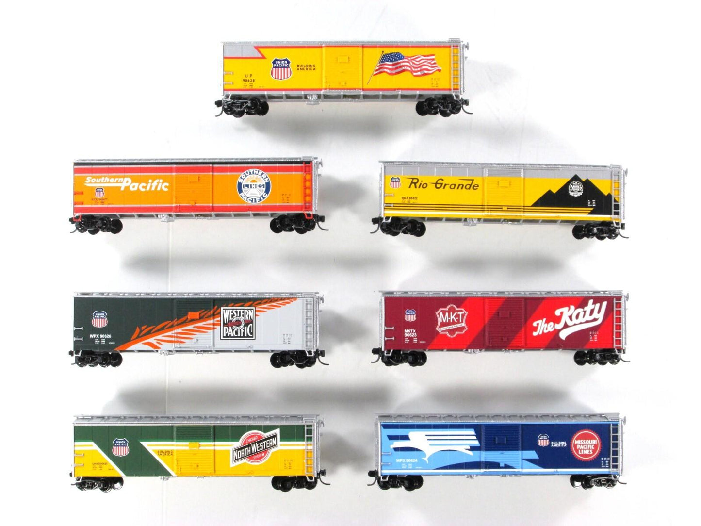 N Scale ***UNION PACIFIC*** Heritage Box Car 7-Pack -  Intermountain Special Run