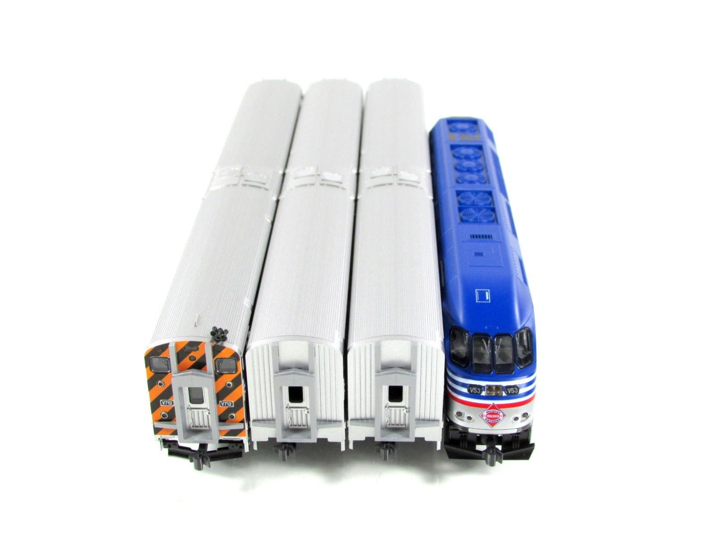 N Scale ***VIRGINIA RAILWAY EXPRESS*** Commuter Train - Kato 106-8705, DCC Ready