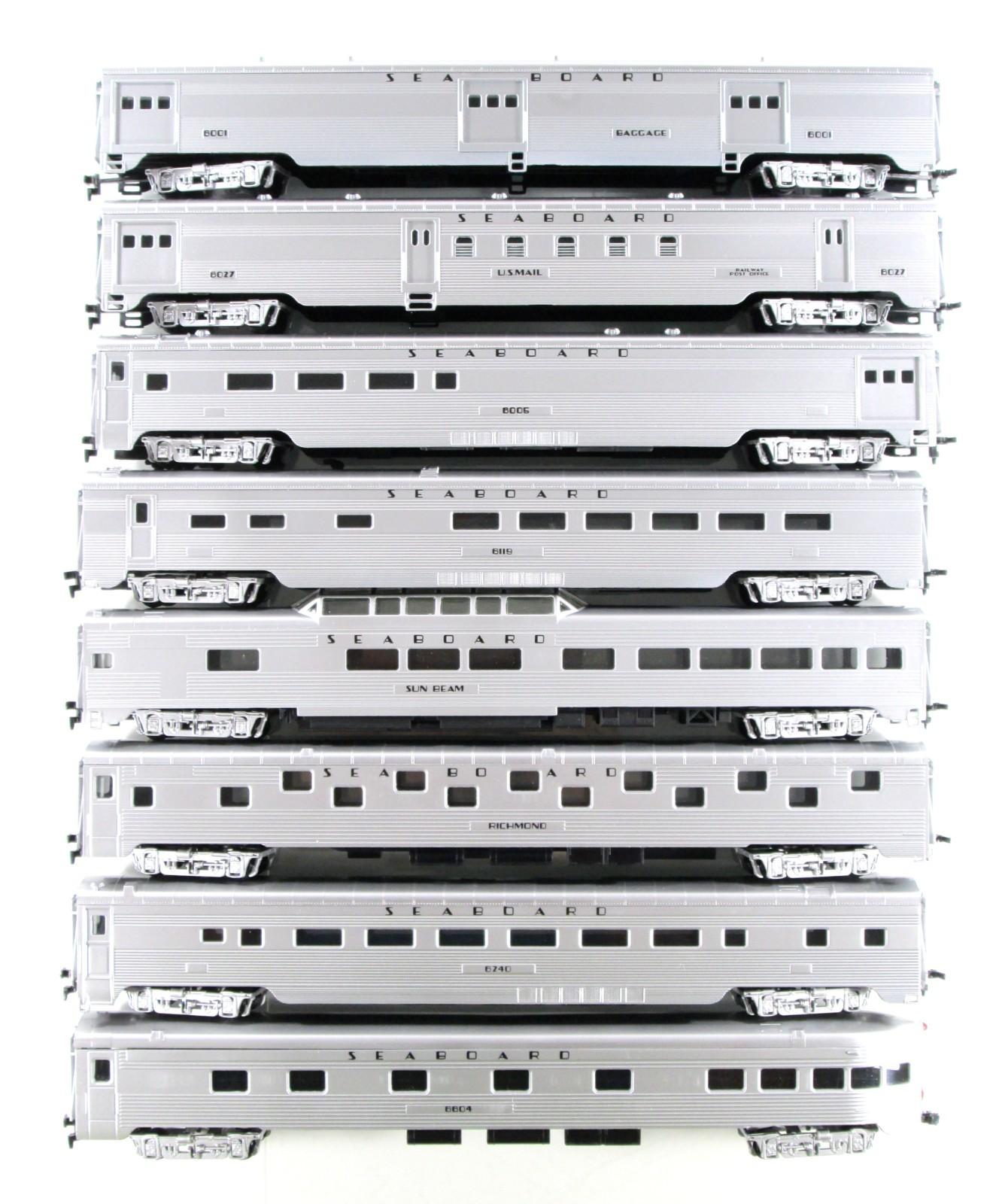 HO Scale ***SEABOARD*** Lightweight Passenger Car 8-Pack Set --------- IHC 47938