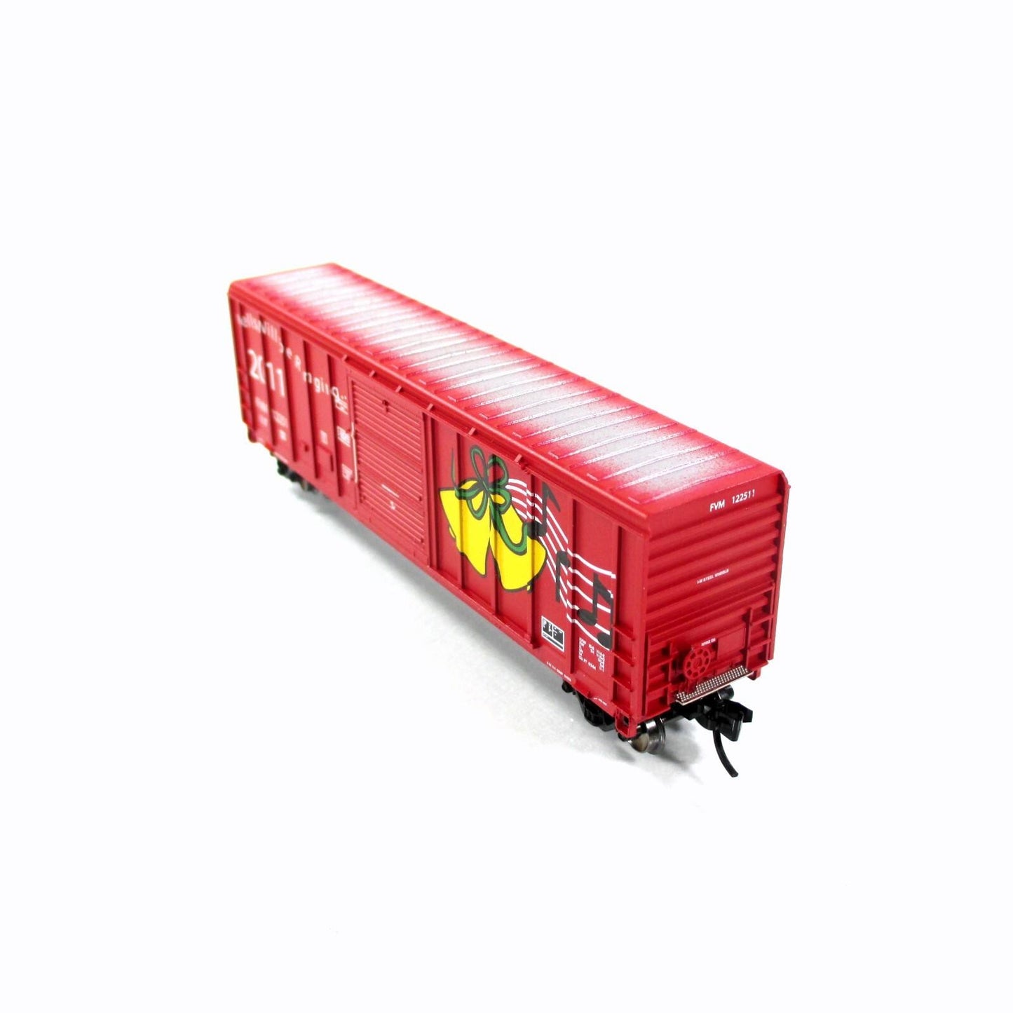 N Scale ***CHRISTMAS BELLS*** 50' Box Car #122511, 2011 - Fox Valley 8909 **RARE