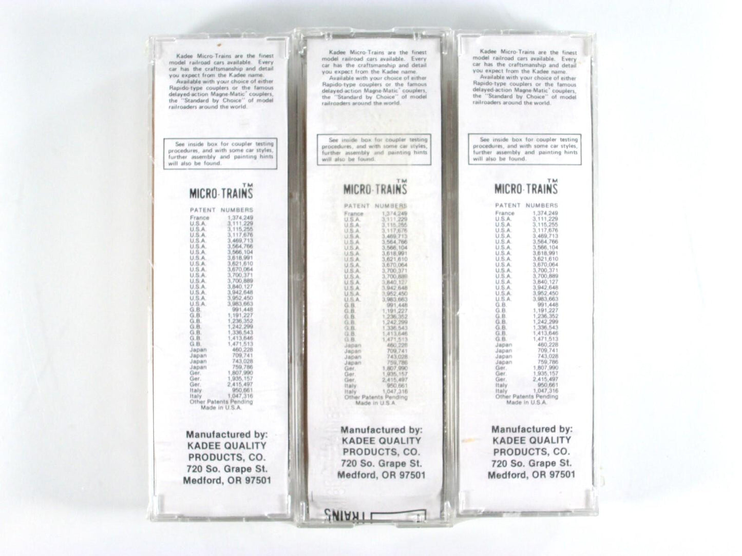 N Scale ***PFE - BELMONT SHORE, PACIFIC DESERT*** Set #1 -- Micro Trains **RARE*