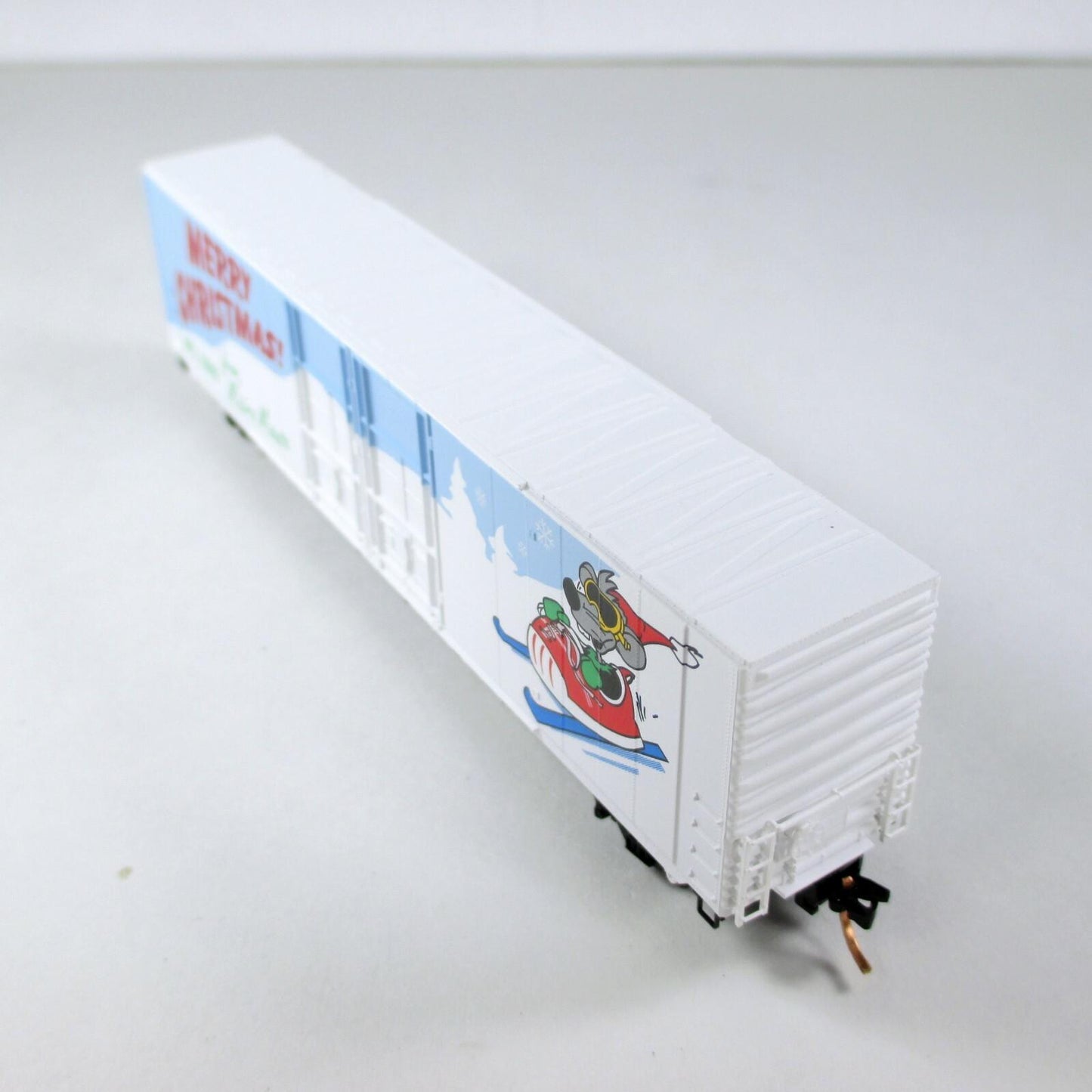 N Scale **MERRY CHRISTMAS** Mouse HiCube 60' Box Car 2009, Micro Trains 10200100
