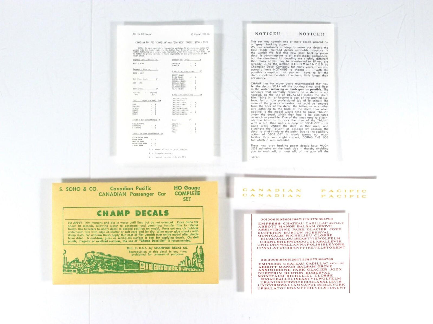 HO Scale BRASS ***CANADIAN PACIFIC*** Dome-Coffee Shop-Lounge #510 --- Soho 2203