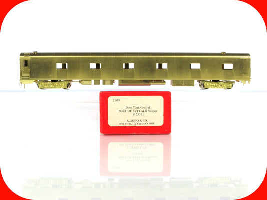 HO Scale BRASS ***NEW YORK CENTRAL*** PORT of BUFFALO Sleeper Car ---- Soho 1609