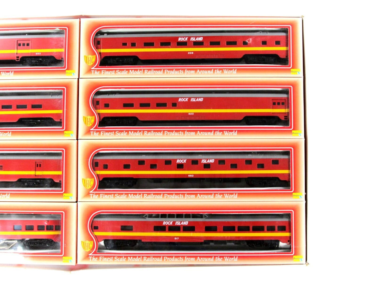 HO Scale ***ROCK ISLAND*** Lightweight Passenger Car 8-Pack Set ------ IHC 48248