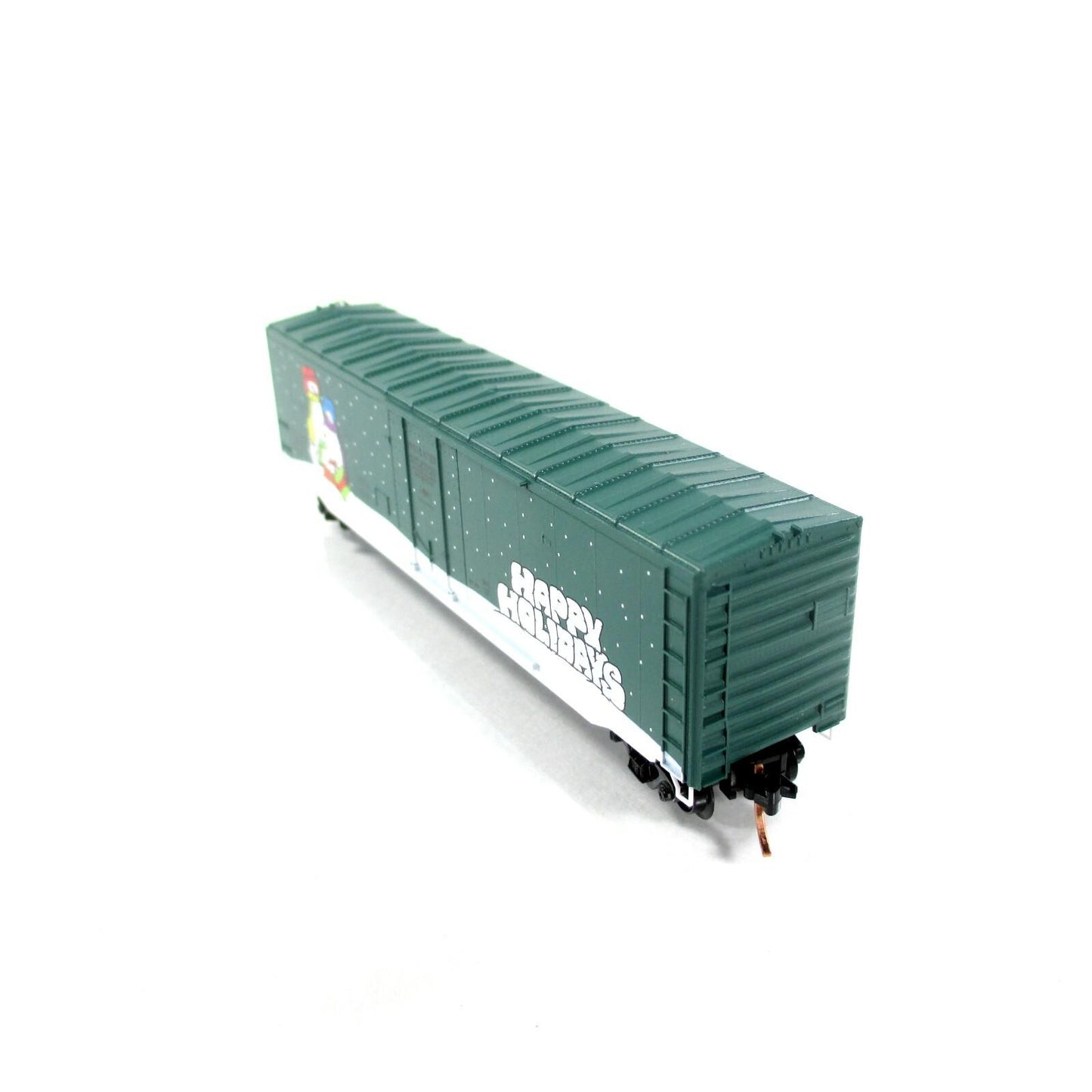 N Scale ***HAPPY HOLIDAYS - CHRISTMAS 2003** 50' Box Car ---- Micro Trains 38360