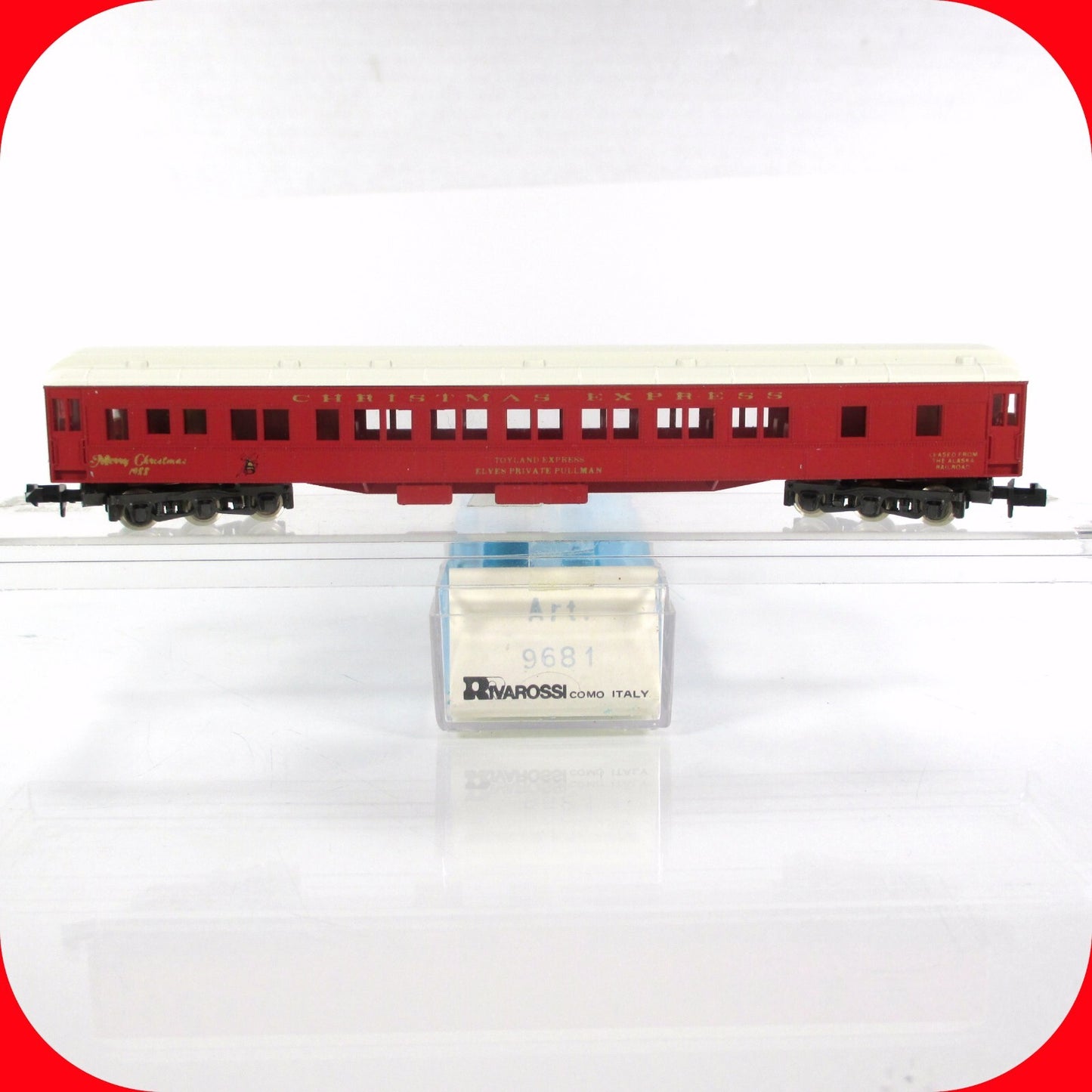 N Scale *CHRISTMAS 1988* Toyland Express Elves Pullman Sleeper - Con-Cor 008708