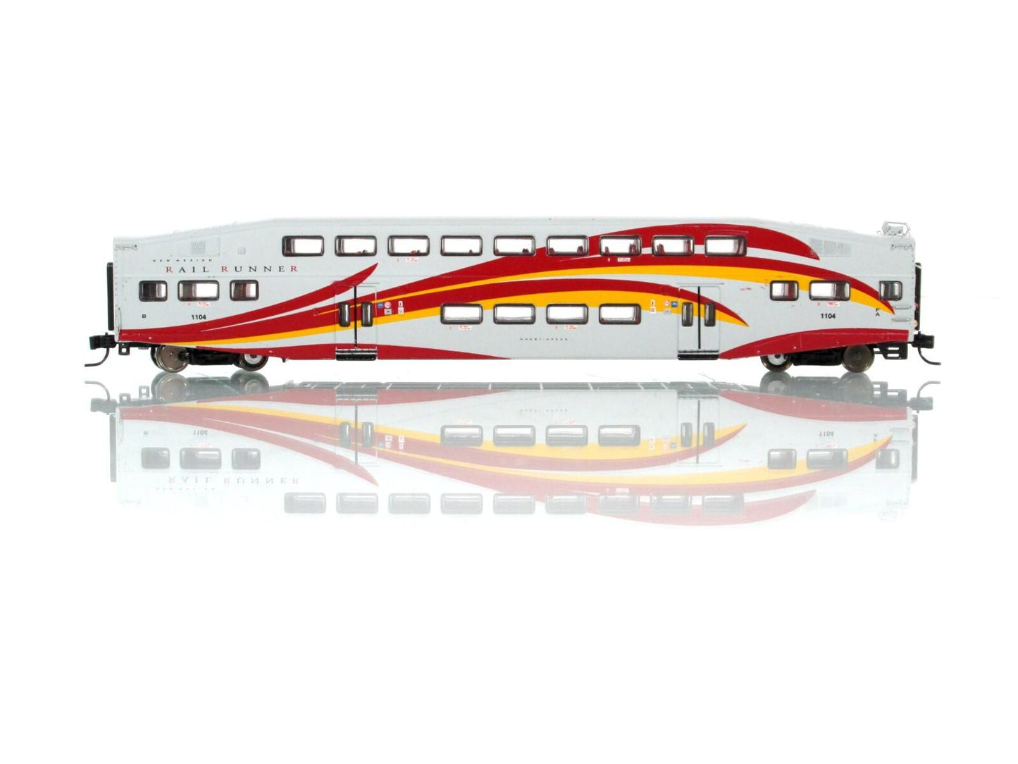 N Scale **NEW MEXICO RAIL RUNNER** Bombardier Control Car #1104 - Athearn 10136