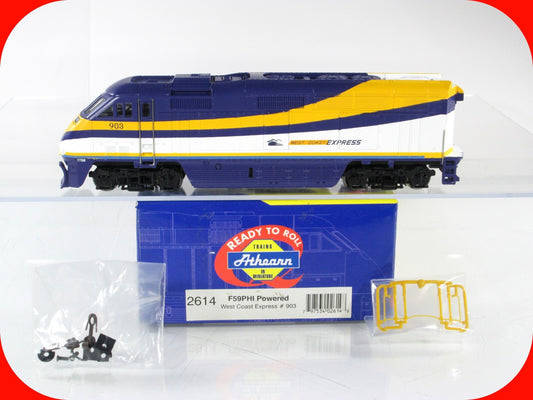 HO Scale ***WEST COAST EXPRESS*** F59PHI Locomotive, WCE 903 ------ Athearn 2614